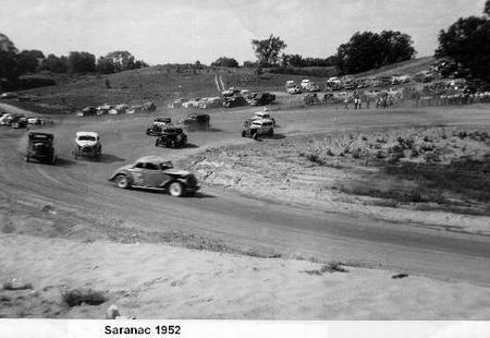Saranac Speedway - Saranac 1952 From Jerry